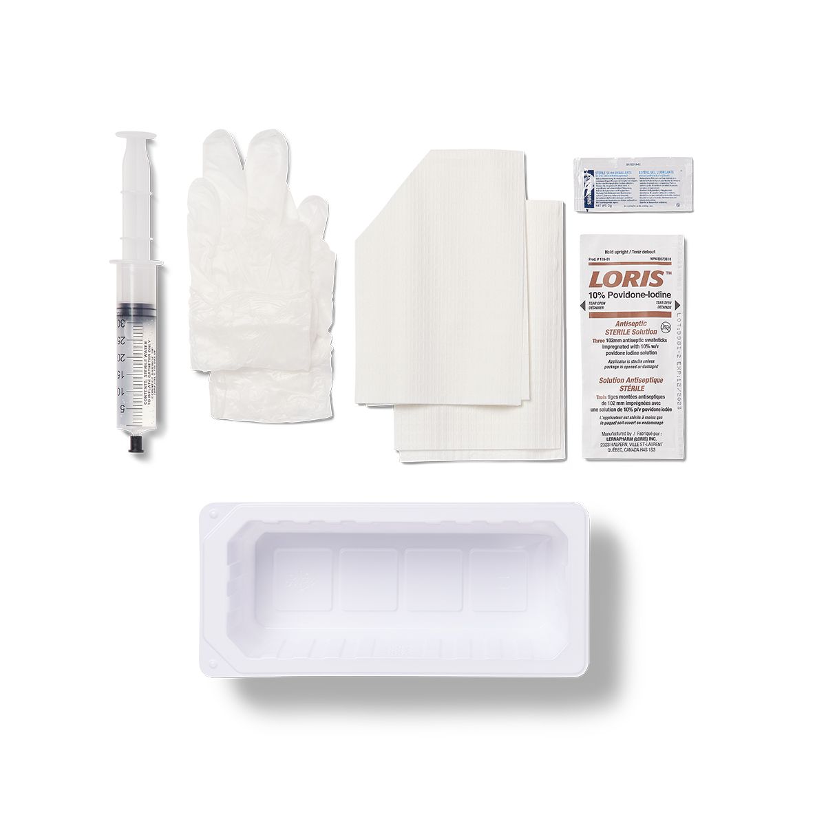 Alliance Foley Catheter Tray with 30cc Pre-Filled Syringe
