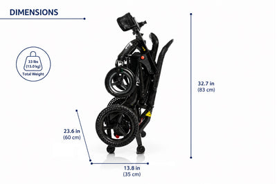 Pride Mobility Jazzy Ultra Light Folding Power Wheelchair JZULIGHT
