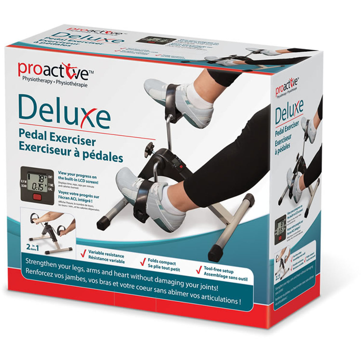AMG Medical ProActive Pedal Exerciser With Digital Display