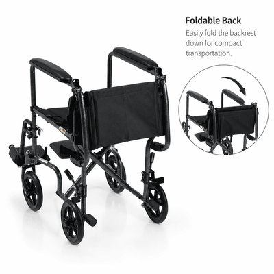 Drive Medical Steel Transport Chair