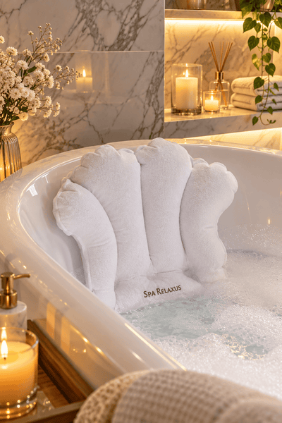 Relaxus Inflatable Terry Bath Pillow