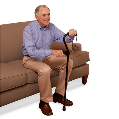 Photo of Uplift Cane with Secondary Handle Actual Use