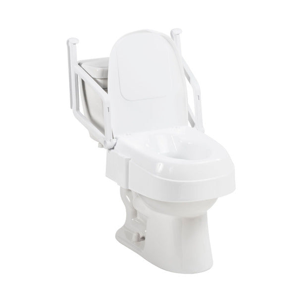 PreserveTech Universal Raised Toilet Seat with Armrests