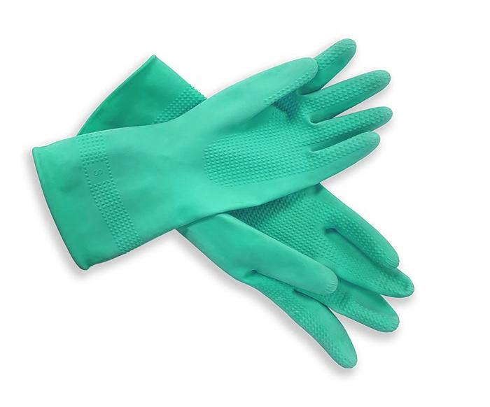 Compression Donning and Doffing Rubber Gloves