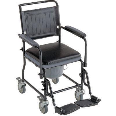 Invacare Glide About Commode with Four Locking Casters
