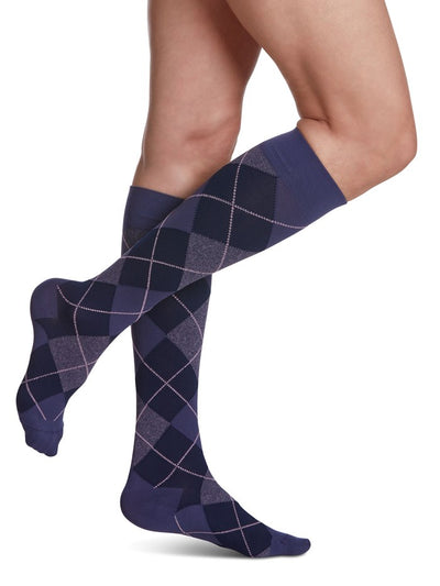 Sigvaris Womens Microfiber Patterns Knee High 15-20mmHg
