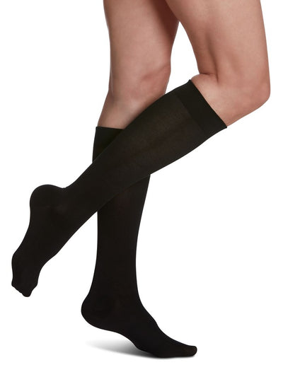 Sigvaris Womens Sea Island Cotton Knee High 15-20mmHg
