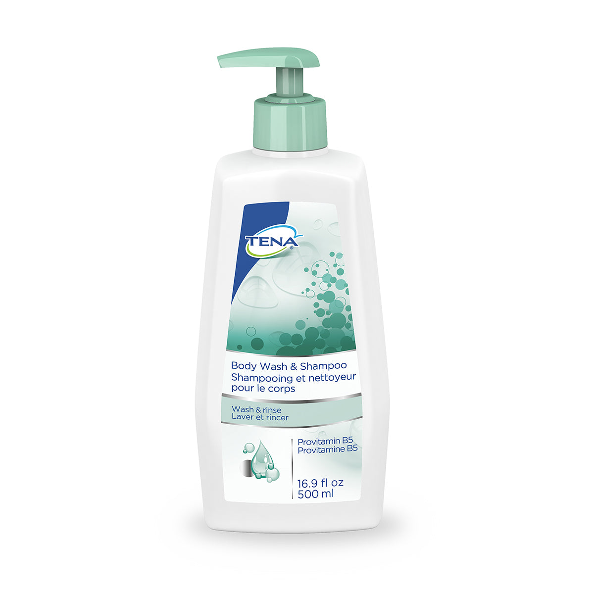 Tena Body Wash & Shampoo Scent-Free 1000ml