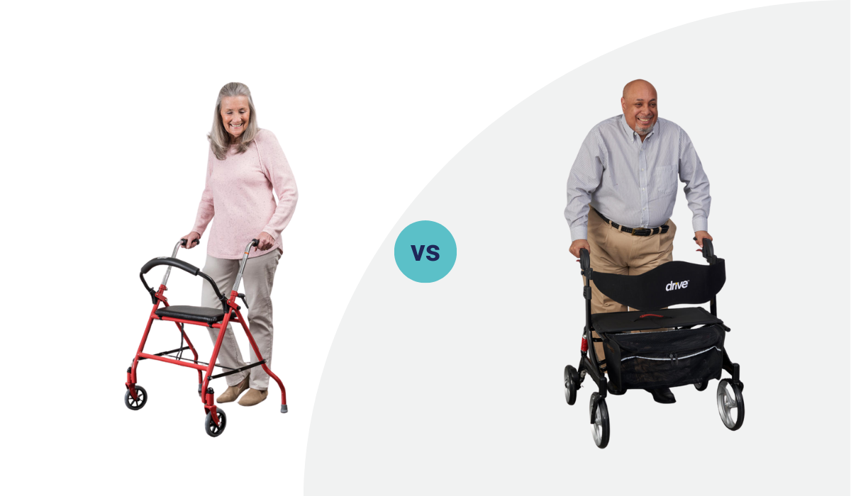 Walker vs. Rollator: Which One Makes Sense for You?