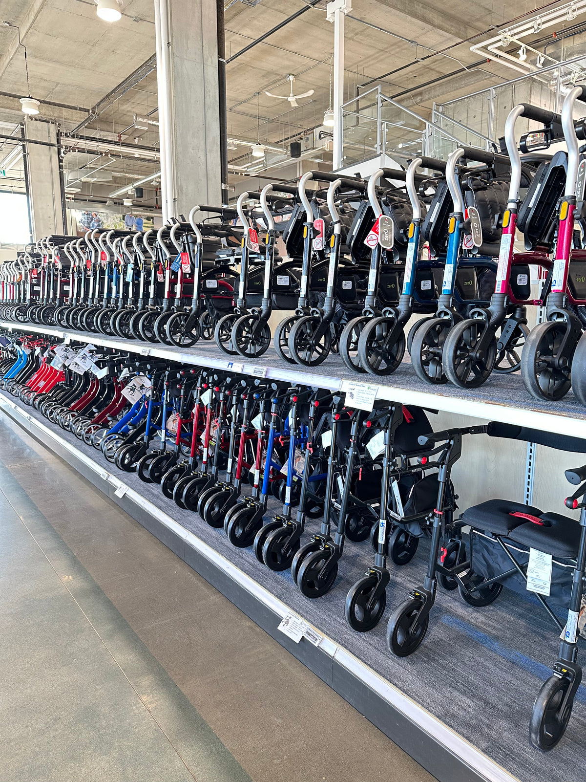Walkers and rollators at Healthcare Solutions in Edmonton