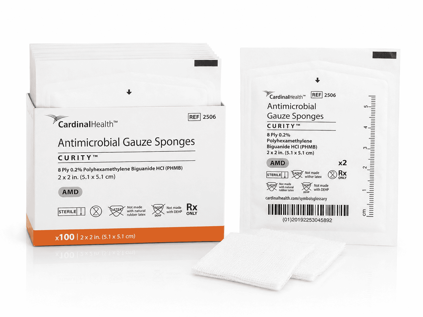 Curity AMD Antimicrobial Sterile Gauze Sponges