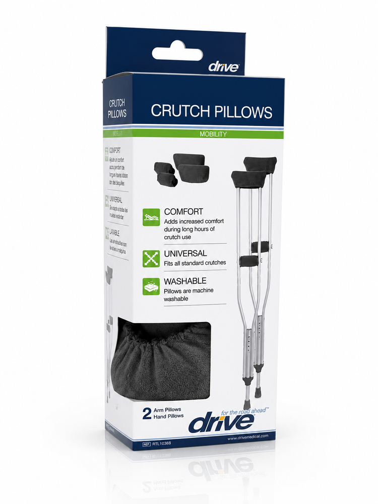 Drive Medical 10446 Underarm Crutch Cushion retail box