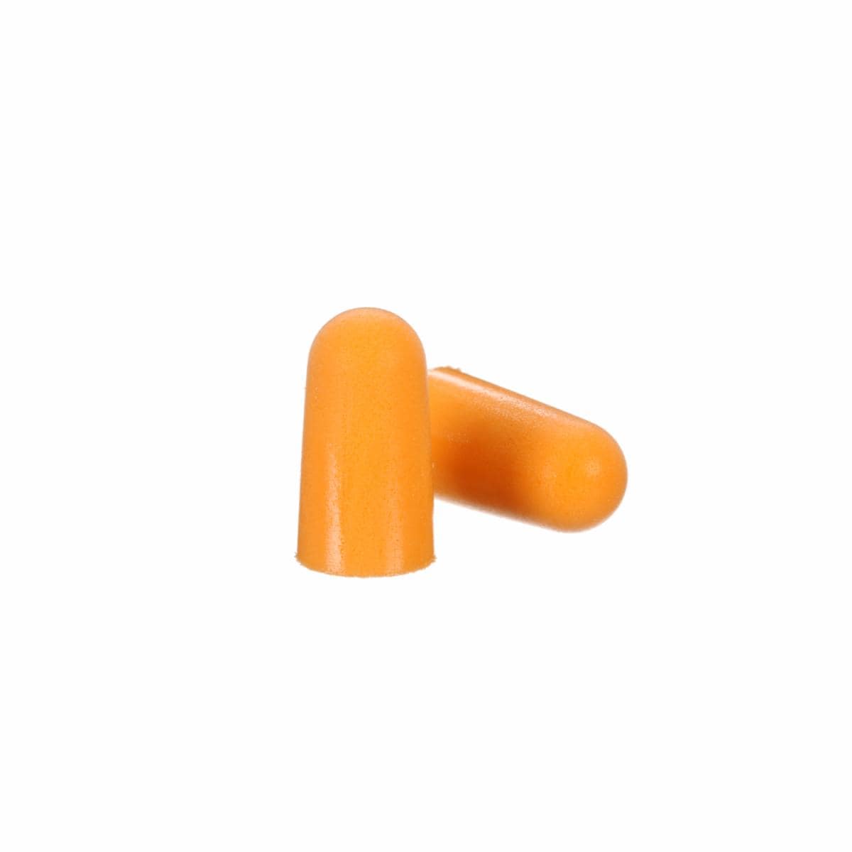 Top View Photo of 3M Foam Earplugs Orange