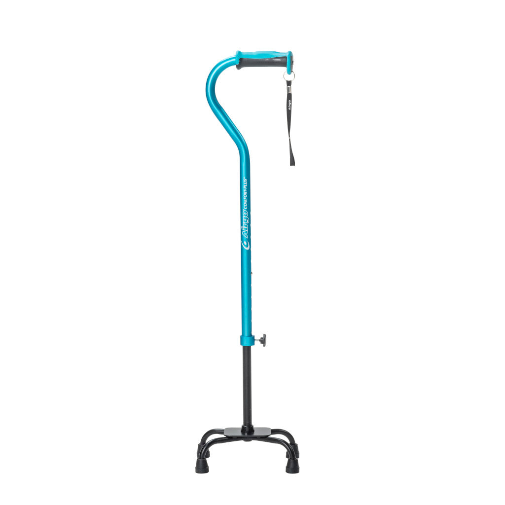 Drive Medical Airgo Soft Handled Quad Cane Small Base