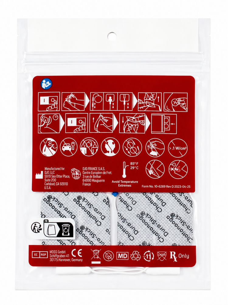 Chattanooga Dura-Stick TENS electrodes 4 pack