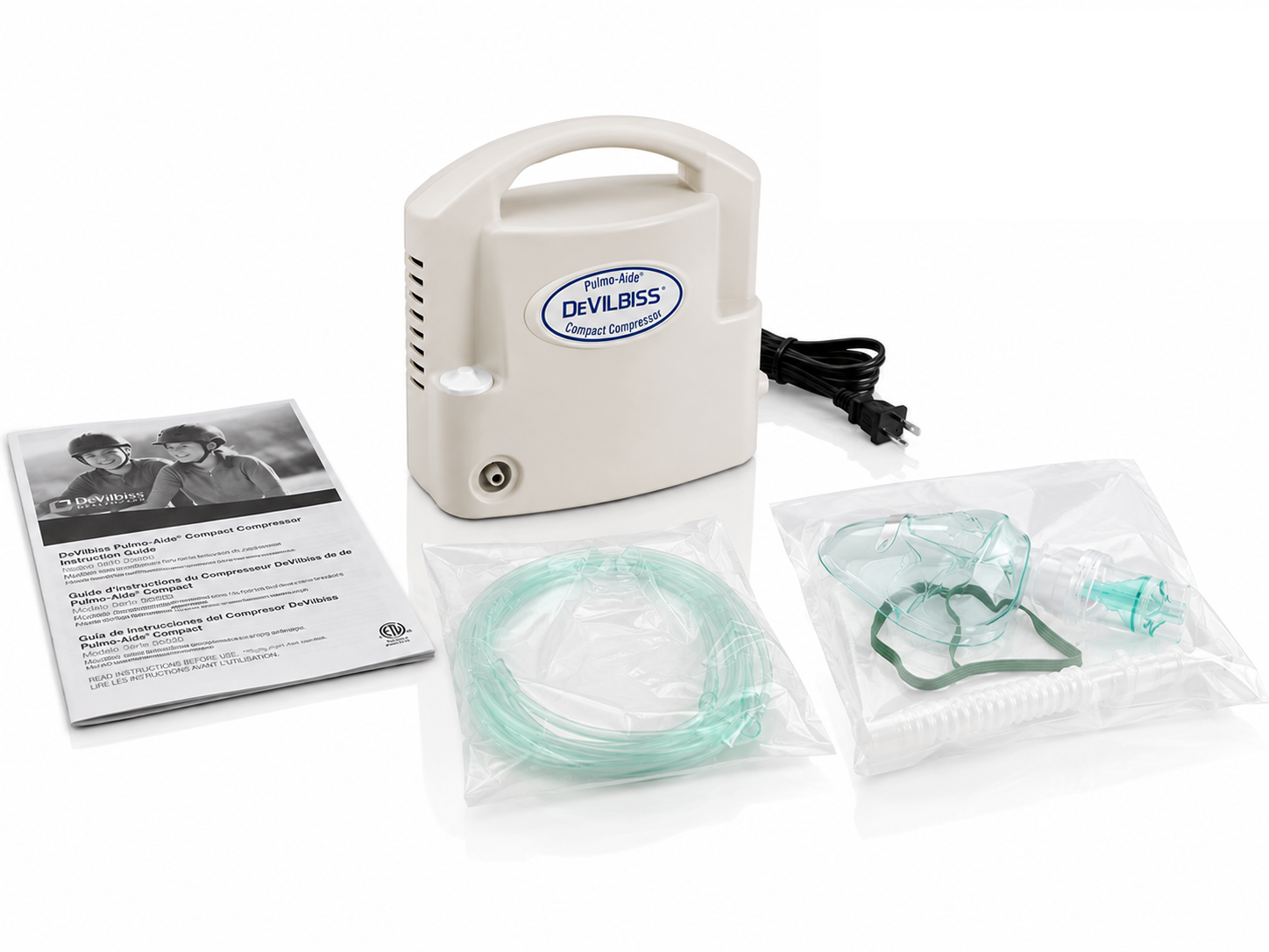 DMC 3655D Pulmo-Aide Compressor Nebulizer System Box Content