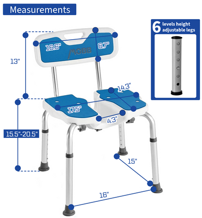 Mobb Healthcare Easy Clean Bath Chair