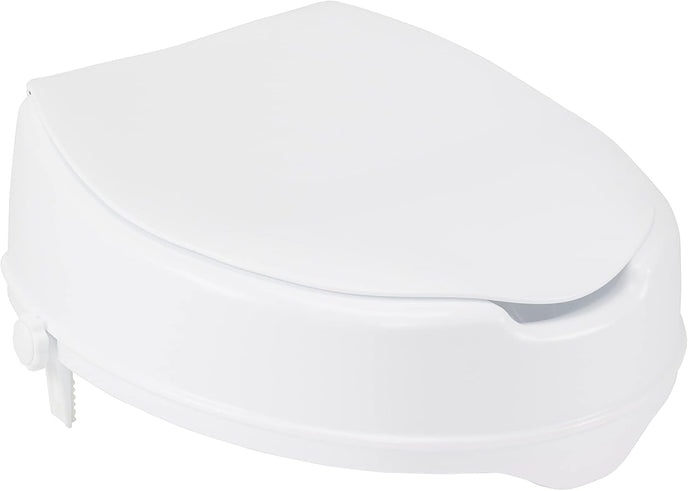 Drive Medical Raised Toilet Seat with Lock and Lid 4