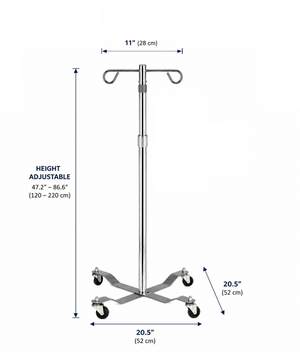 Drive Medical IV Pole Measurement