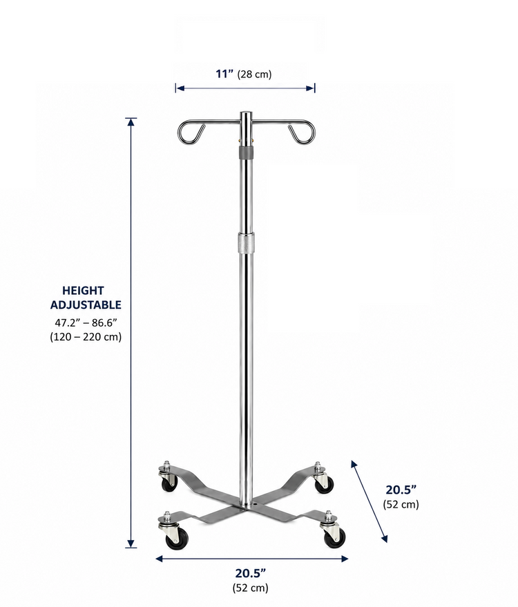 Drive Medical IV Pole Measurement