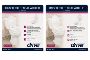 Drive Medical raised toilet product retail box