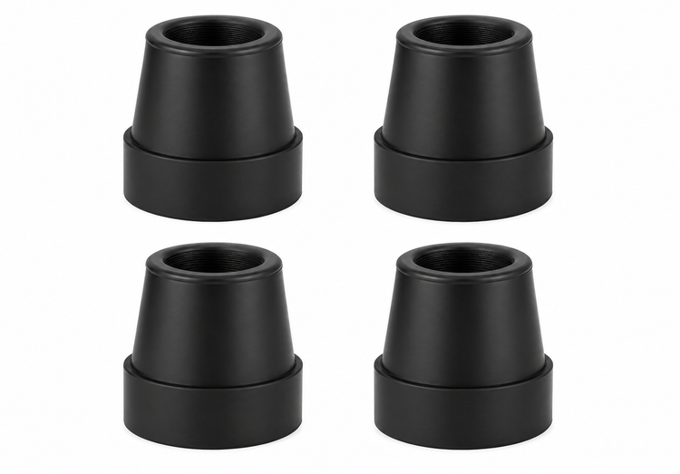 Drive Medical large base quad cane tips 4 pack