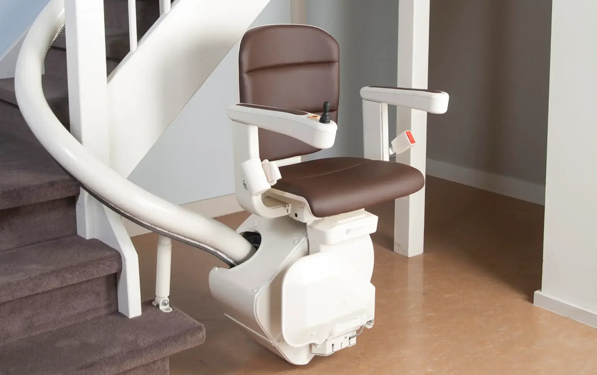 Savaria Handicare Freecurve Single-Rail Curved Custom Stairlift