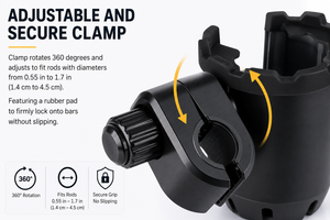 HCS Universal Cup Holder Clamp