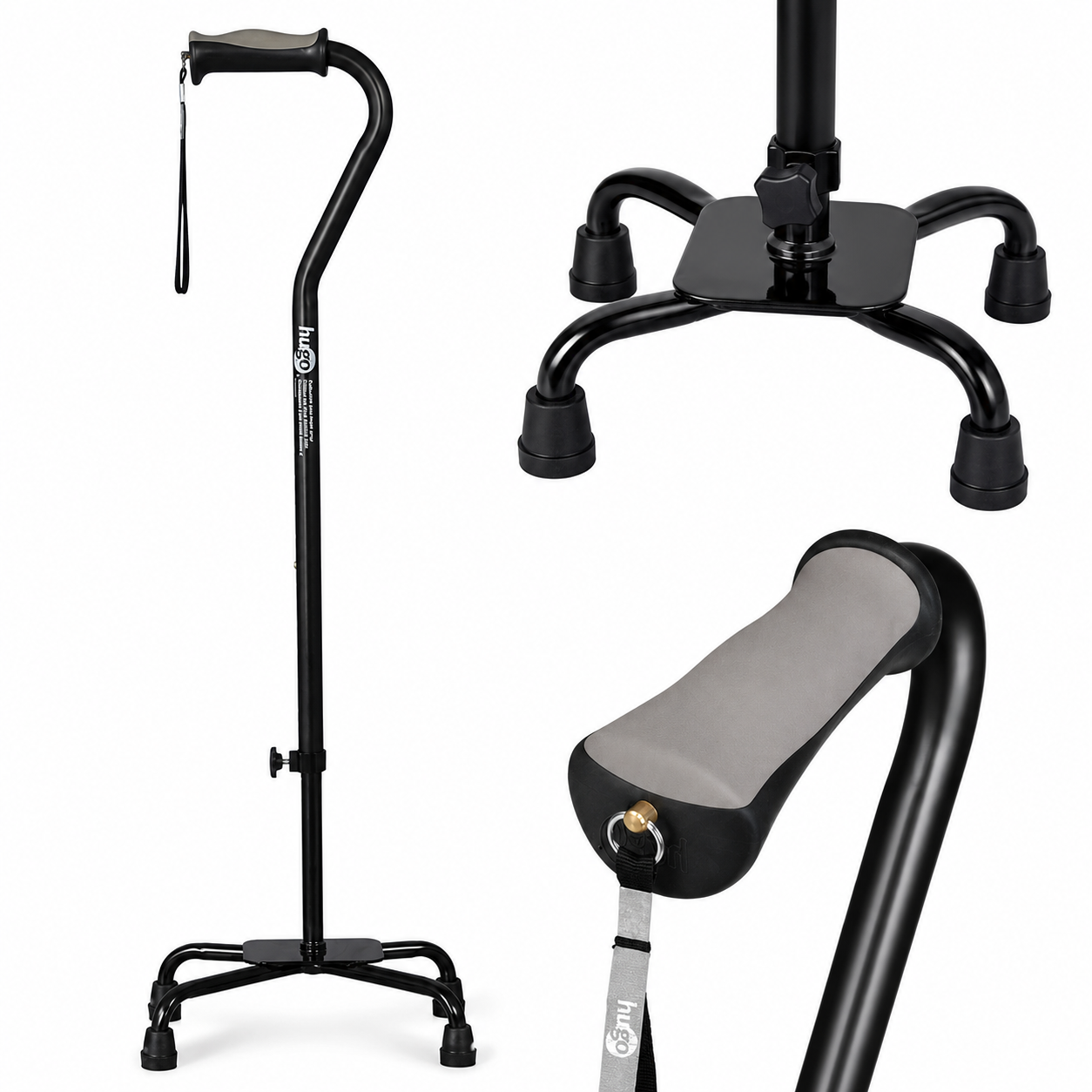 Hugo Ergonomic Quad Cane