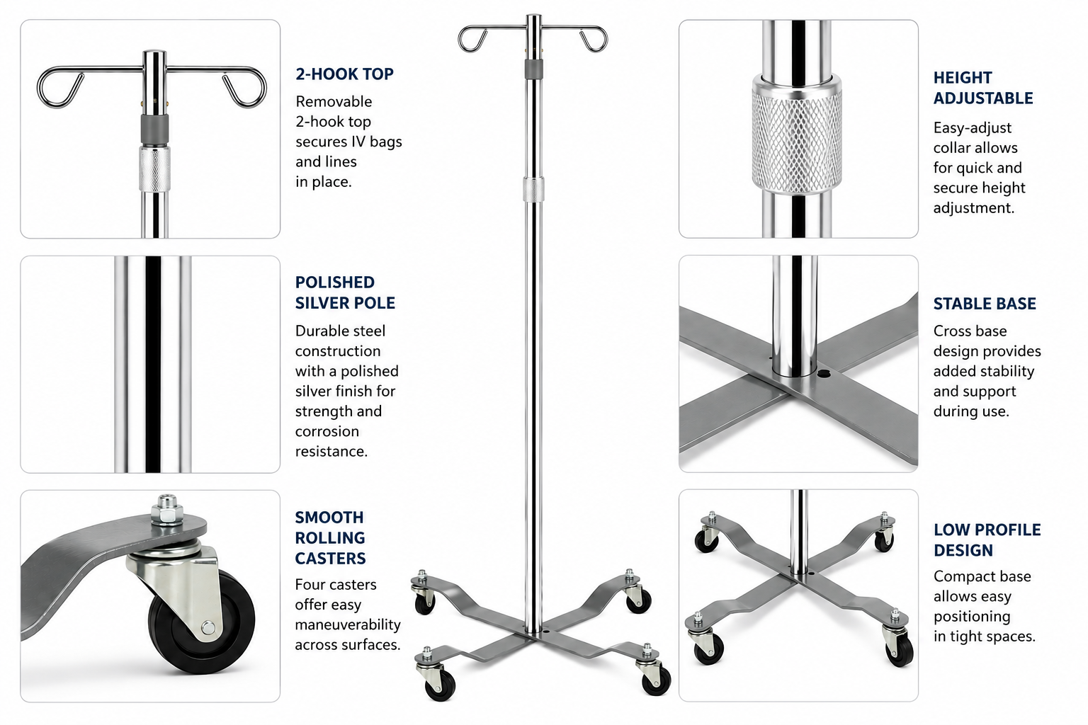  IV Pole removable Top 13033