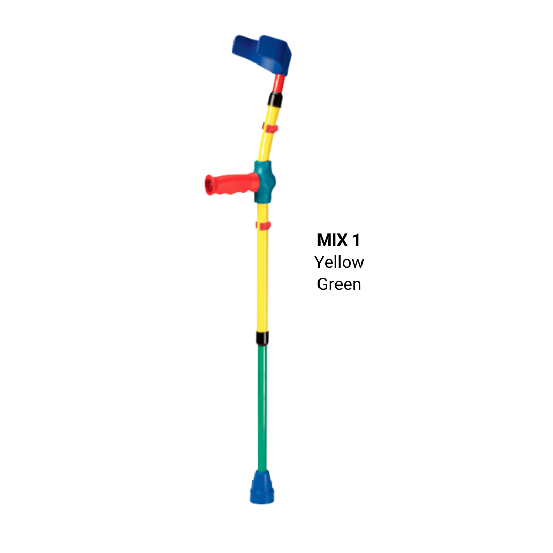 KIDDY Ergo Soft Grip Forearm Crutches