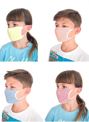 Relaxsan Reuseable Pediatric Face MASK,RED 2/PKG
