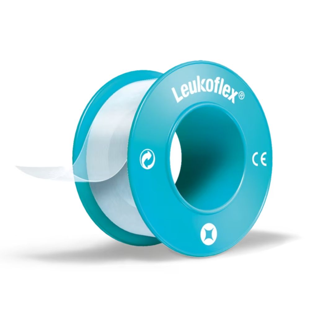 Leukoflex Plastic Antimicrobial Tape 2.5cm x 5m