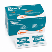 Loris Large 70% Isopropyl Alcohol Swabs (Box of 100) LER 104-01