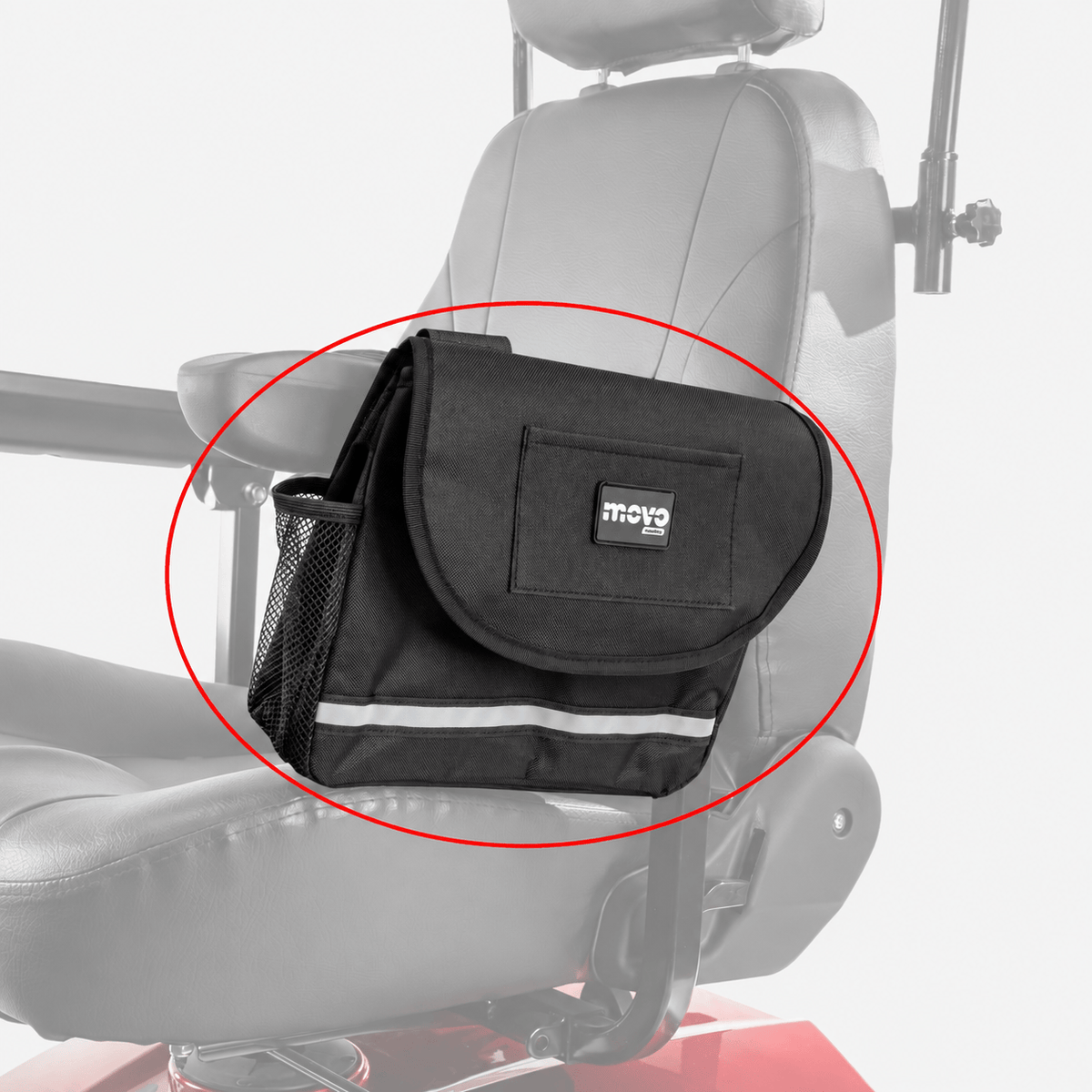 Movo Universal Armrest Bag for Mobility Scooters ME-28