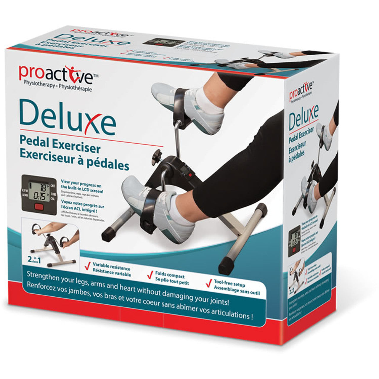 ProActive Pedal Exerciser With Digital Display