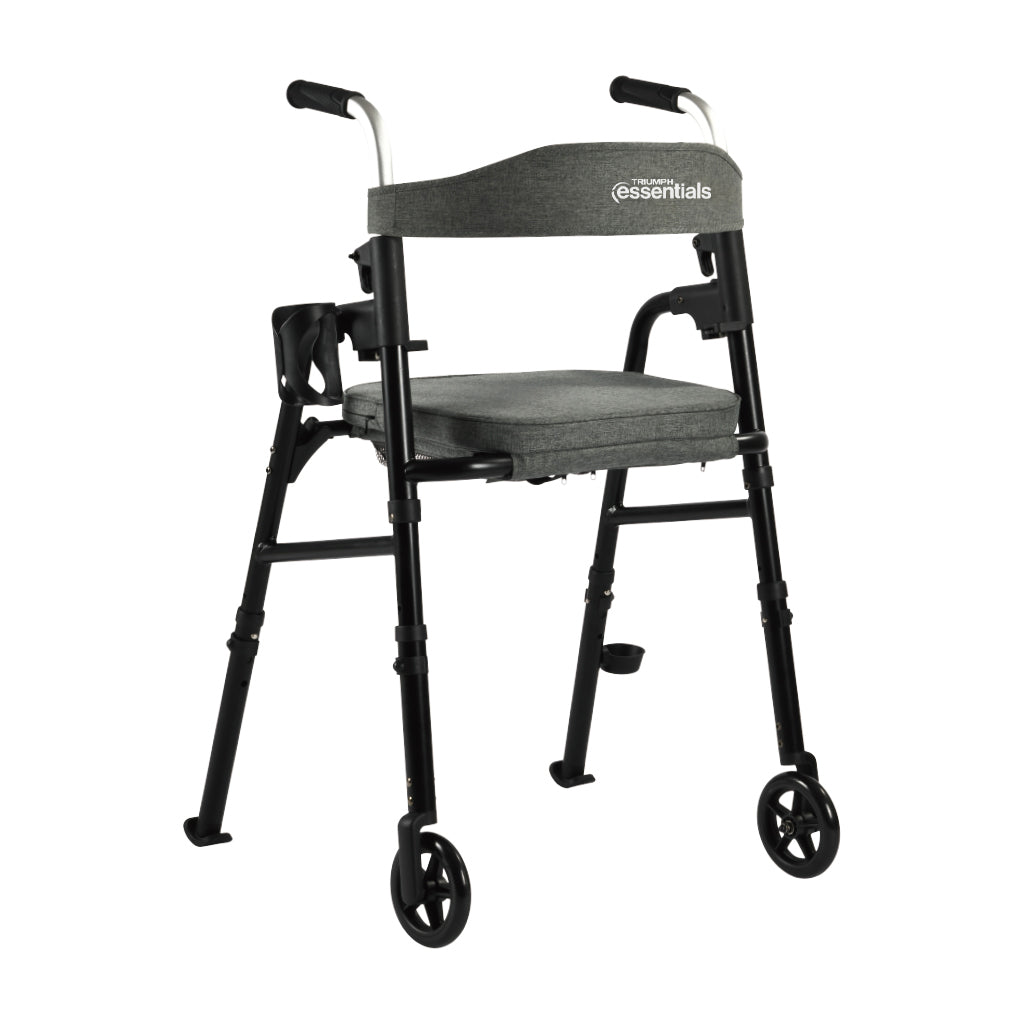 Triumph Essentials 2-Wheel Walker With Seat