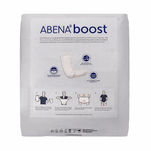 Back Photo of Abena Boost Maxi Pads