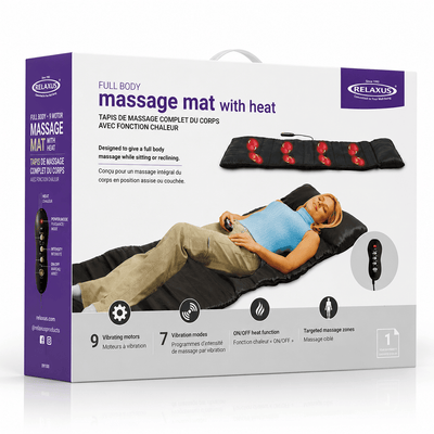 Relaxus Full Body Vibration Massage Mat with Heat