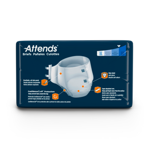 Back Photo of Attends Briefs, Youth/Small