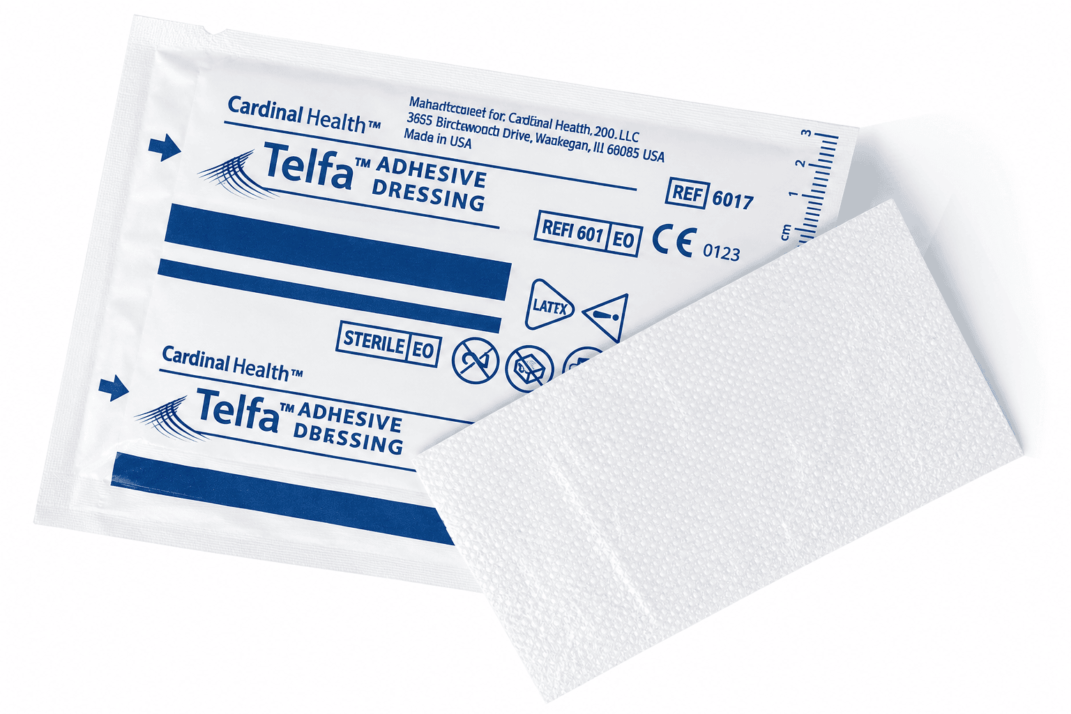 Covidien Telfa Ouchless Adhesive Dressing Gauze Pad