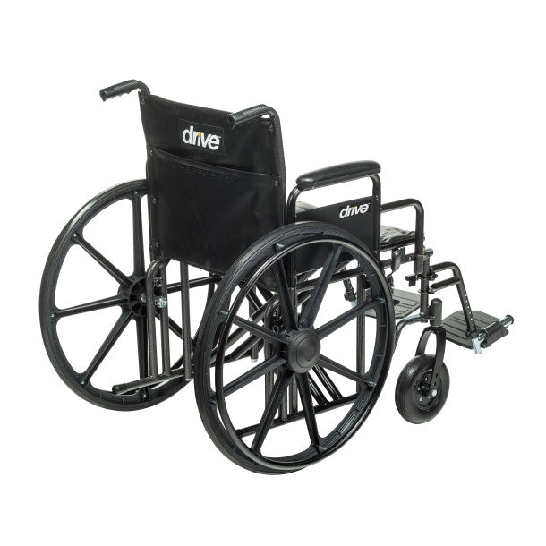 Back Photo of Bariatric Sentra EC Heavy-Duty Wheelchair in 20