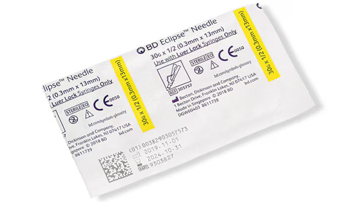 Packaging Image of BD Eclipse Hypodermic Safety Needle