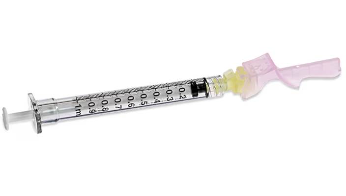 Photo of BD Eclipse Needle with detachable Luer-Lok Syringe 1c 30G 0.5 inch