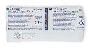 Photo of BD Eclipse Needle with detachable Luer-Lok Syringe 3c 85G 1 inch