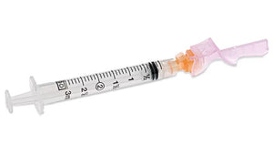 Photo of BD Eclipse Needle with detachable Luer-Lok Syringe 3cc 85G 5/8 inch