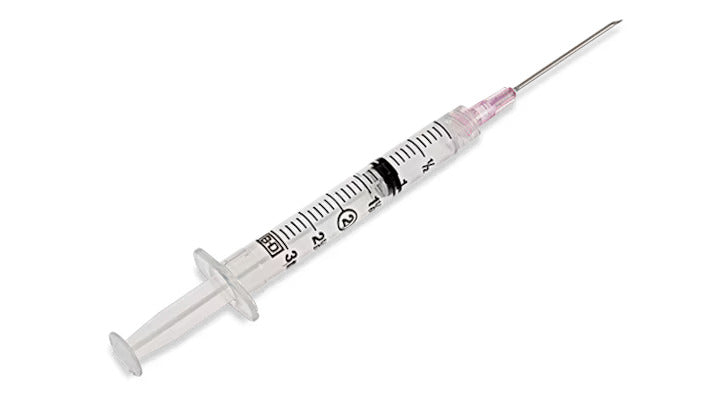 Photo of BD Luer-Lok Syringe with Attached Needle 18G x 1.5in 3mL