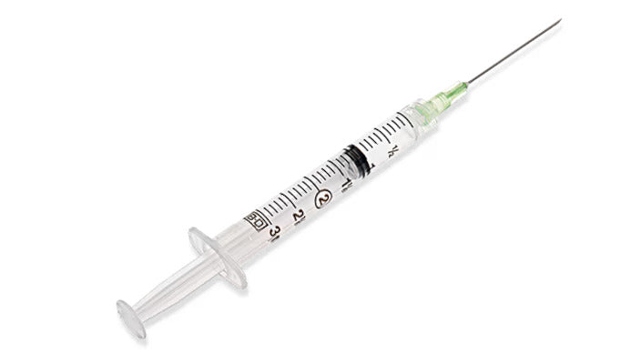 Photo of BD Luer-Lok Syringe with Attached Needle 21G x 1.5in 3mL