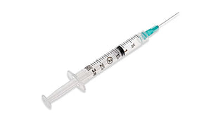 Photo of BD Luer-Lok Syringe with Attached Needle 23G x 1in 3mL