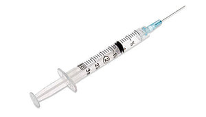 Photo of BD Luer-Lok Syringe with Attached Needle 25G x 1in 3mL